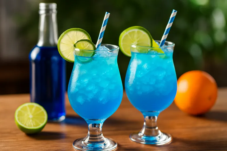 Blue Curaçao magie in je glas: mix verfrissende blauwe cocktails met zomerse flair