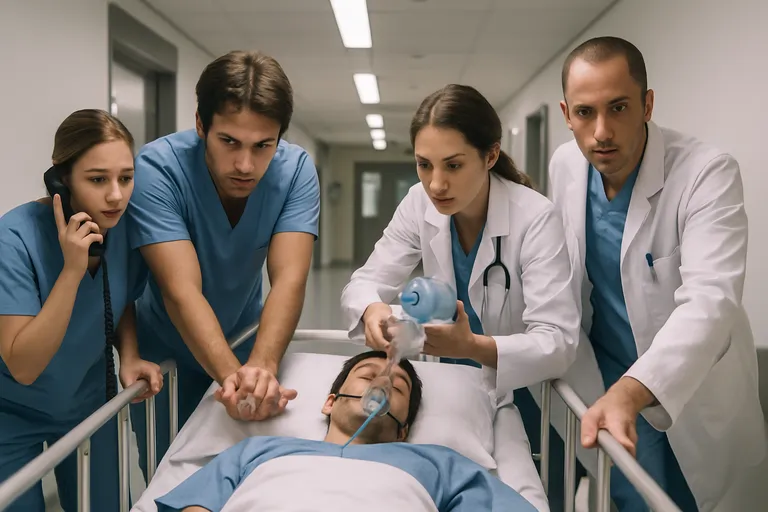 Code blauw in het ziekenhuis: van alarm tot reanimatie en stabilisatie, teamwork dat levens redt