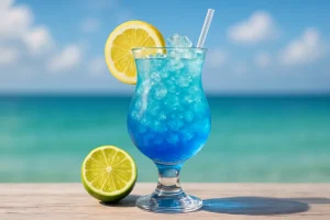 De blauwe lagune in je glas: een sprankelende citruscocktail voor elke zomeravond