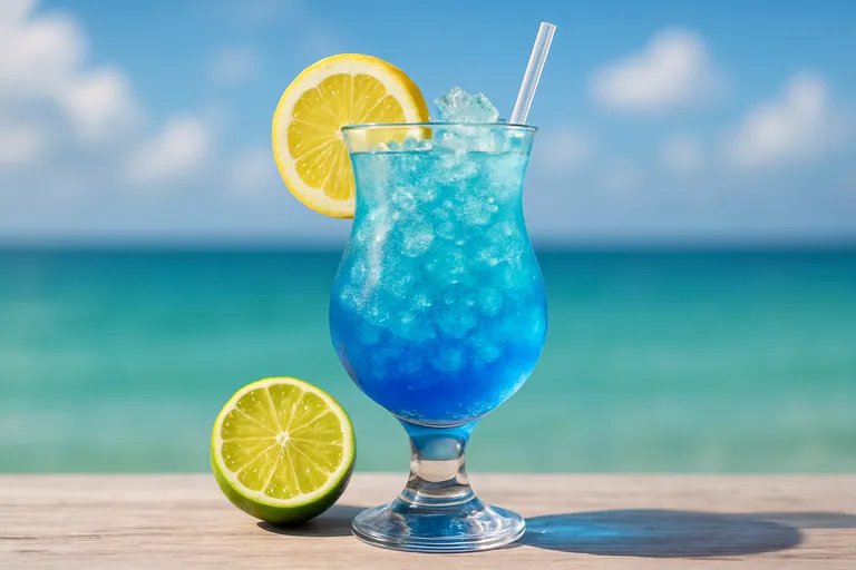 De blauwe lagune in je glas: een sprankelende citruscocktail voor elke zomeravond