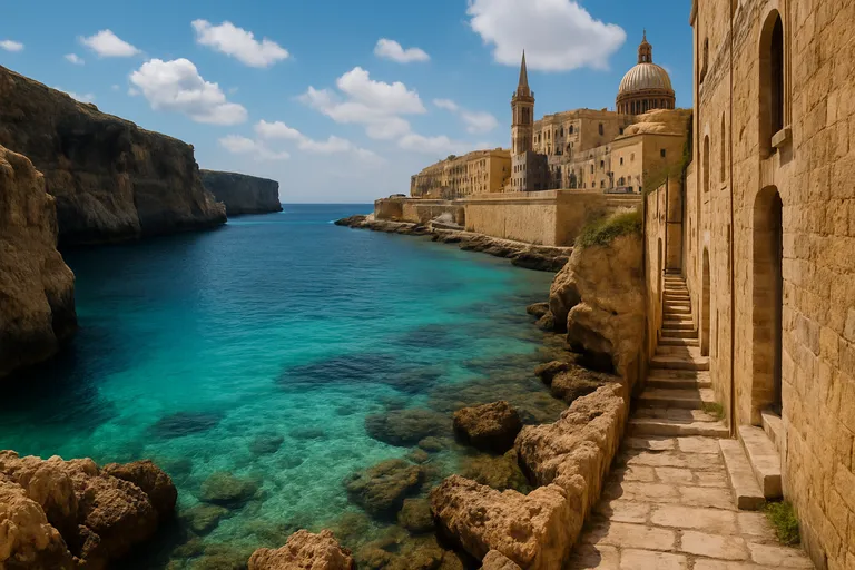 Ervaar de mediterrane ziel van Malta tussen kristalhelder water, ruige kliffen en tijdloze stegen