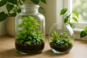 Levend groen in glas voor thuis: jouw mini-ecosysteem als natuurlijke eyecatcher