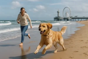 Ontdek het hondvriendelijke strand van Scheveningen: samen rennen, spelen en genieten