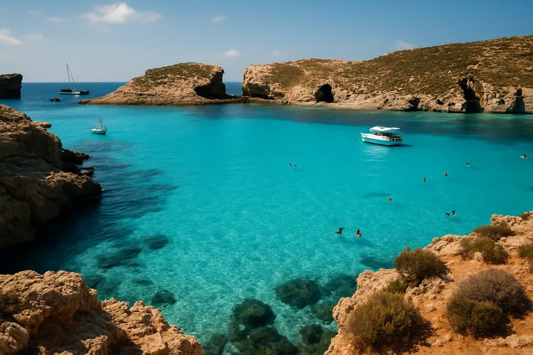 Ontsnap naar de Blue lagoon op Comino, het azuurblauwe hart van Malta