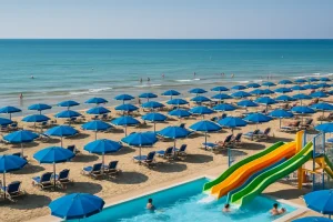 Ontspan aan de adriatische kust bij spiaggia e mare, het vakantiepark voor strand en waterpret