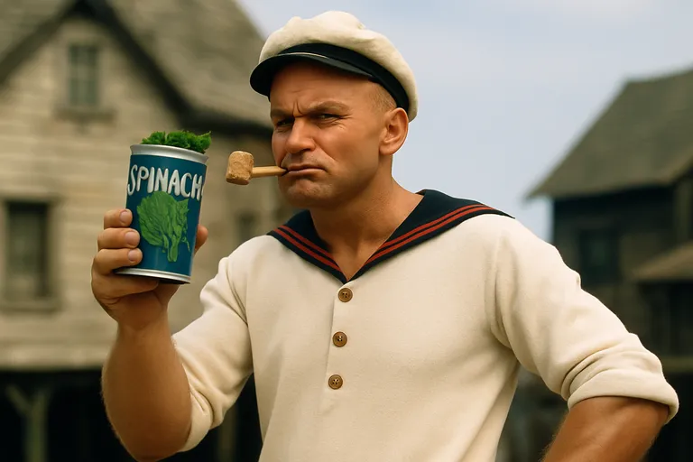Popeye op het witte doek: spinazie, humor en zeemanscharme in een tijdloze filmervaring