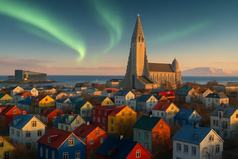 Reykjavik, hart van ijsland: creatief stadsleven tussen lavavelden, noorderlicht en zee