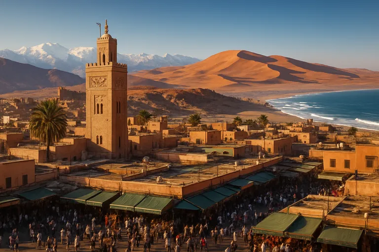 Tussen souks en sterren: reizen door Marokko langs koningssteden, atlas en oceaan